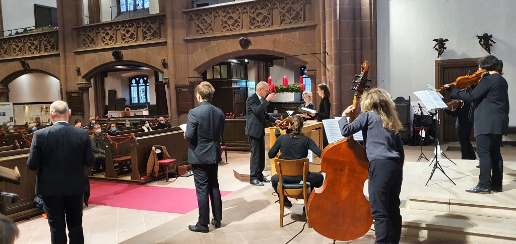 Kantatengottesdienst zum 3. Advent 2021 in der Dreikönigskirche Frankfurt am Main | (Solistische Aufführung ohne Chor wegen COVID-19)