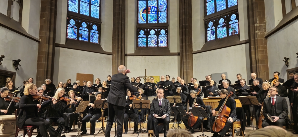 Kurt-Thomas-Kammerchor | Leitung: Andreas Köhs | Aufführung der Johannes-Passion von J. S. Bach in der Dreikönigskirche | Palmarum 2024