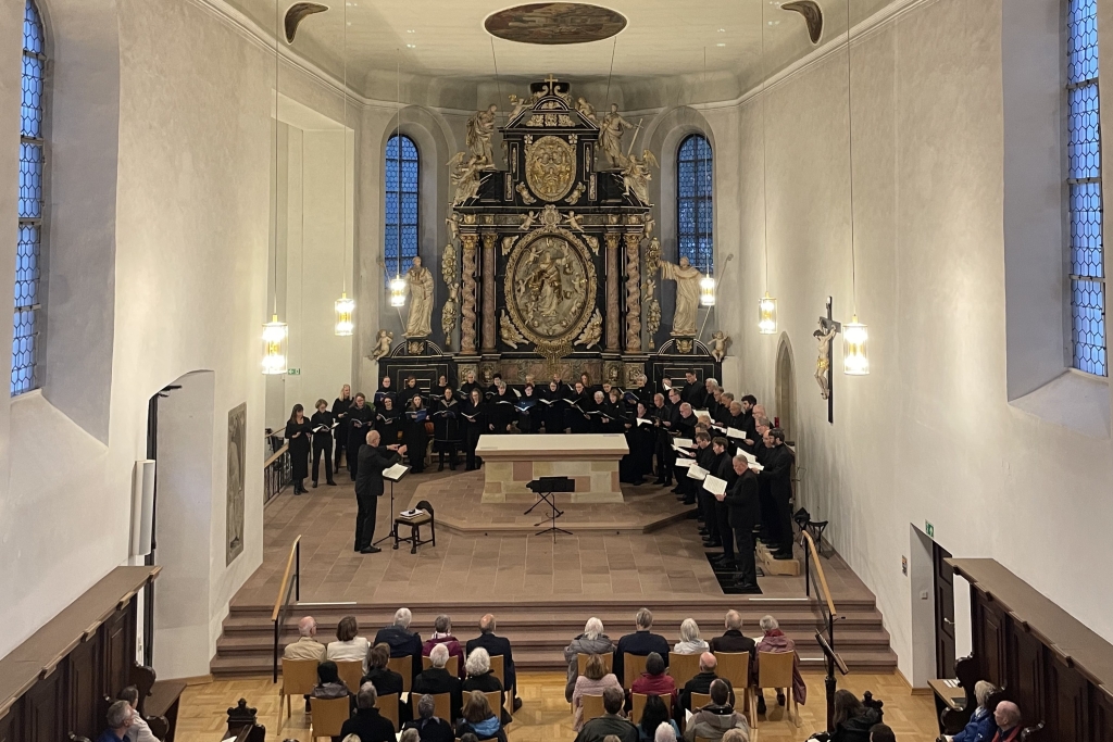 Der Kurt-Thomas-Kammerchor in der Benediktinerinnenabtei Kloster Engelthal zu Gast im Oktober 2025 | Leitung: Andreas Köhs
