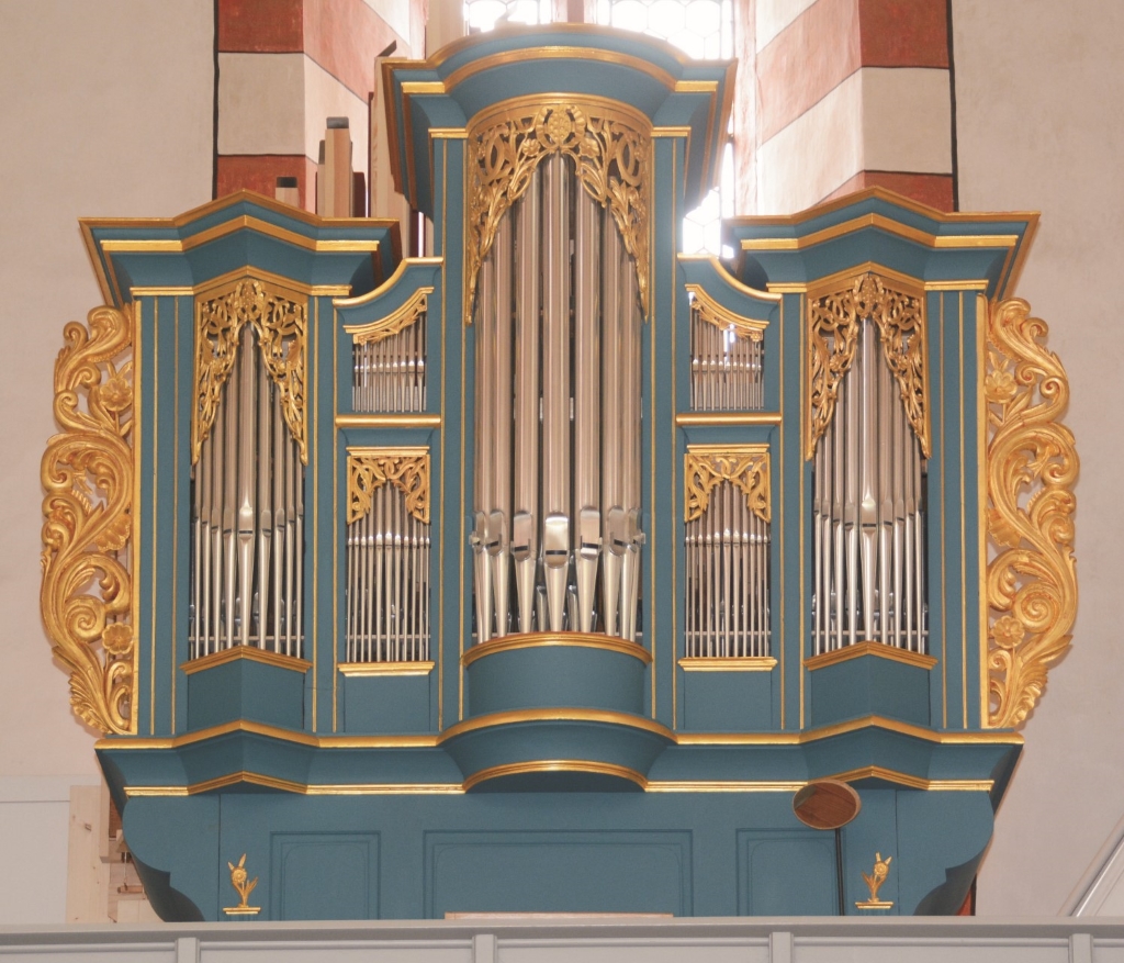 Kirche Rüdigheim-Neuberg | Orgel-Prospekt der Johann-Georg-Zinck-Orgel aus dem Jahr 1789 | Foto: Harald Daneke