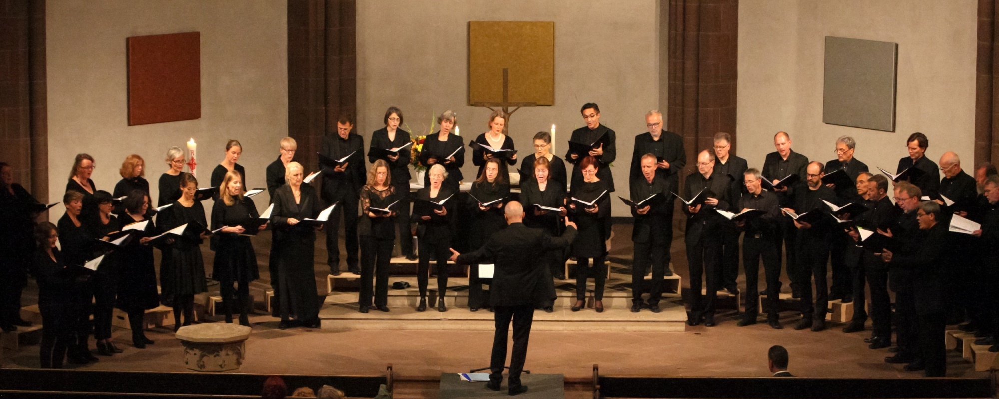Chorkonzert Kurt-Thomas-Kammerchor in 2018 in der Dreikönigskirche Frankfurt am Main | Leitung: Andreas Köhs
