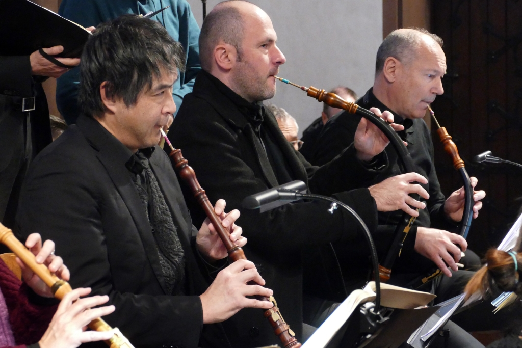 Professional musicans of the Telemann Ensemble Frankfurt